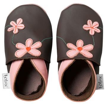 Soft Sole Shoe (Chocolate Daisy Chain) - click to enlarge Soft Sole Shoe (Chocolate Daisy Chain)